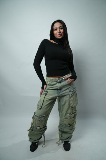 Cityscapes Pants In Dirty Blue
