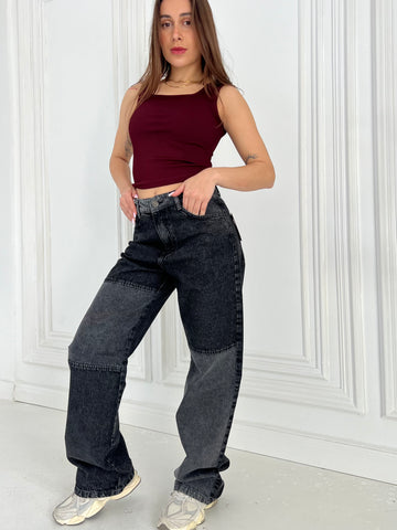 Patches Pants in Black