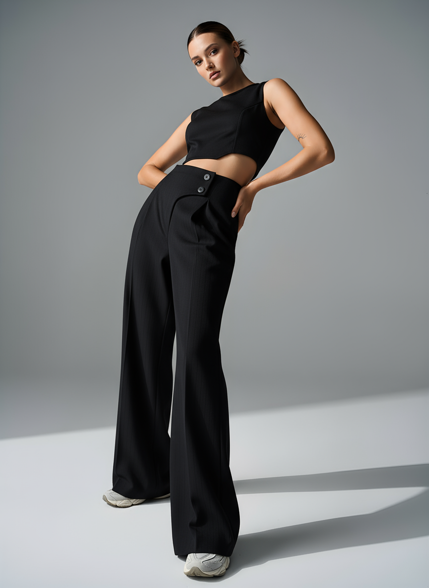 The prestige pants in black