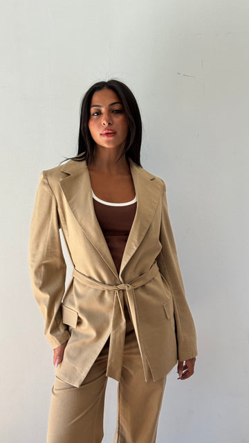 Linen jaida light blazer