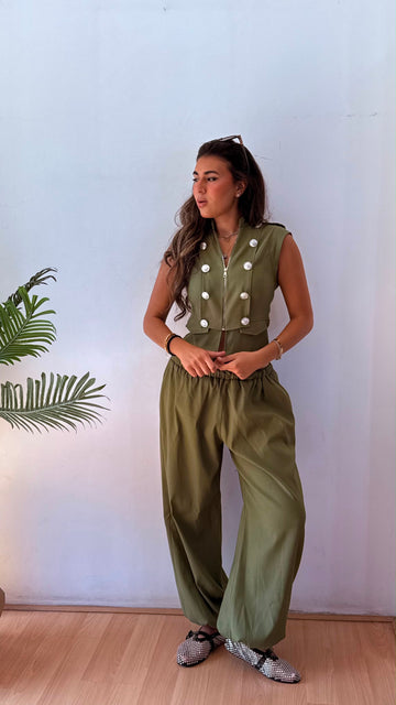 Relaxed balloon pants