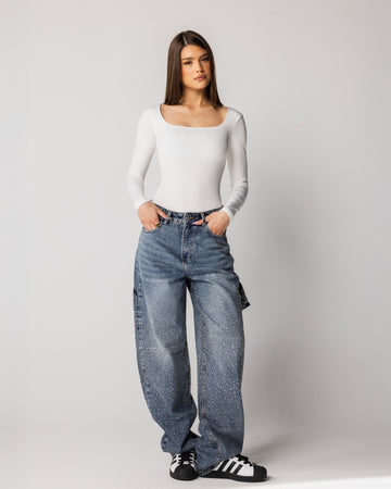 Diamond pants in blue