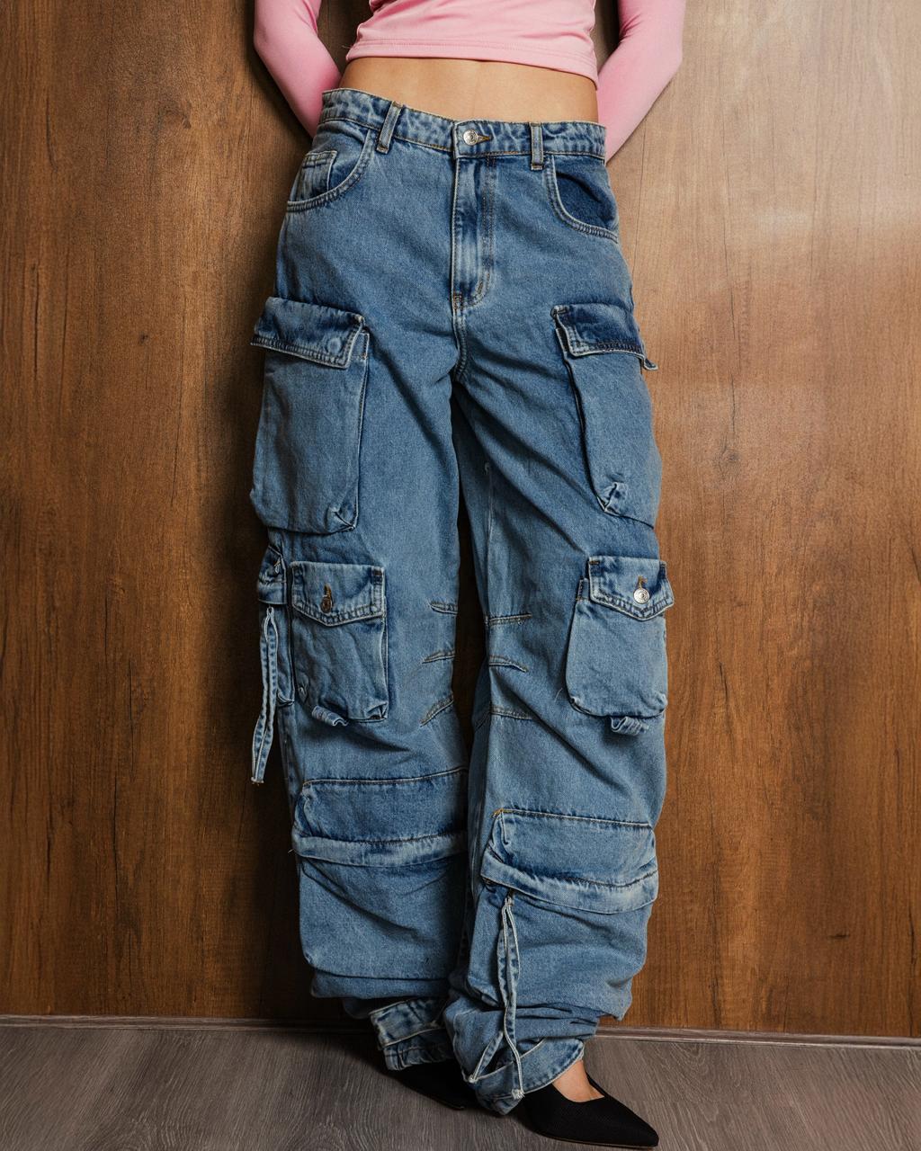 Cityscapes Pants In Blue