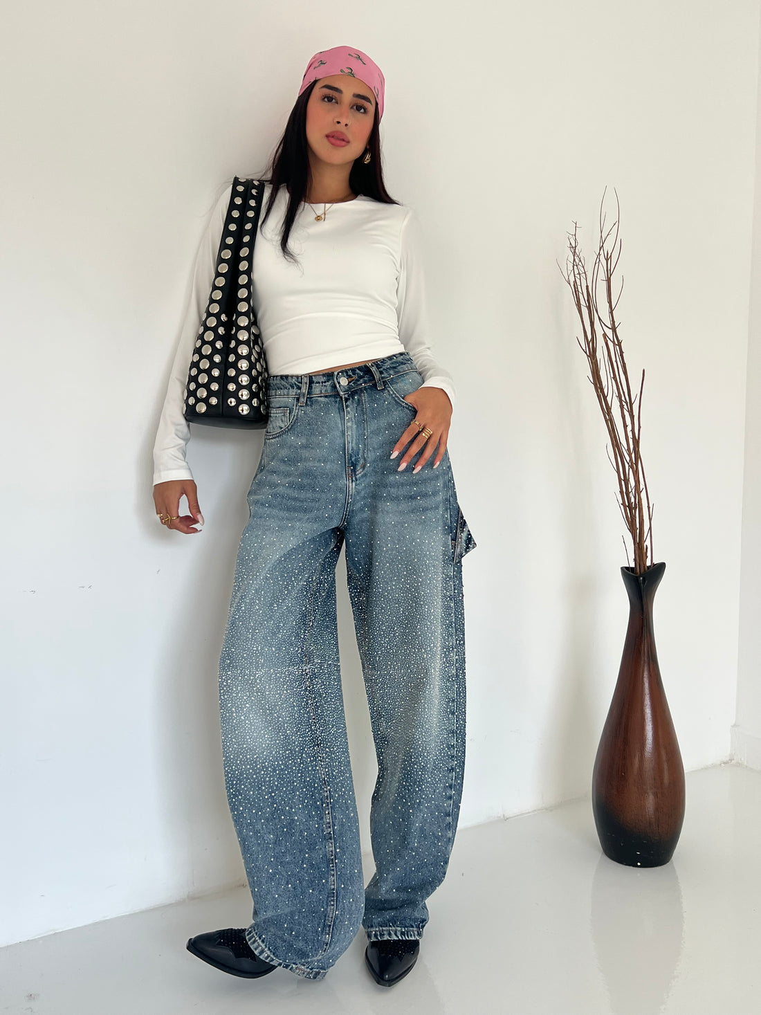 Diamond pants in blue