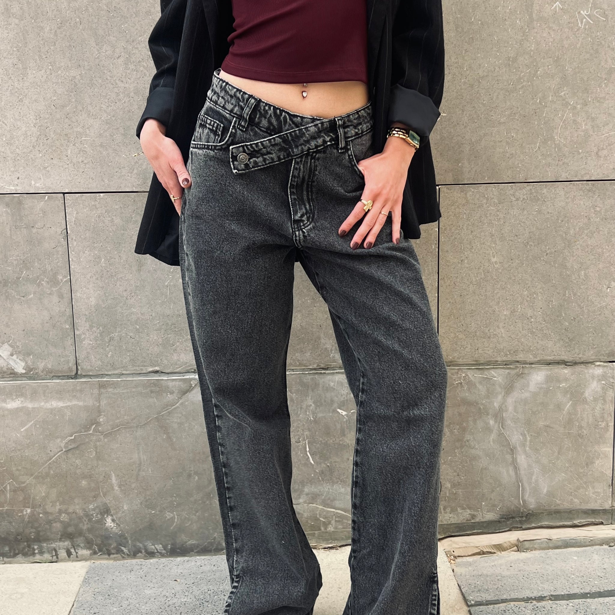 pants twist grey