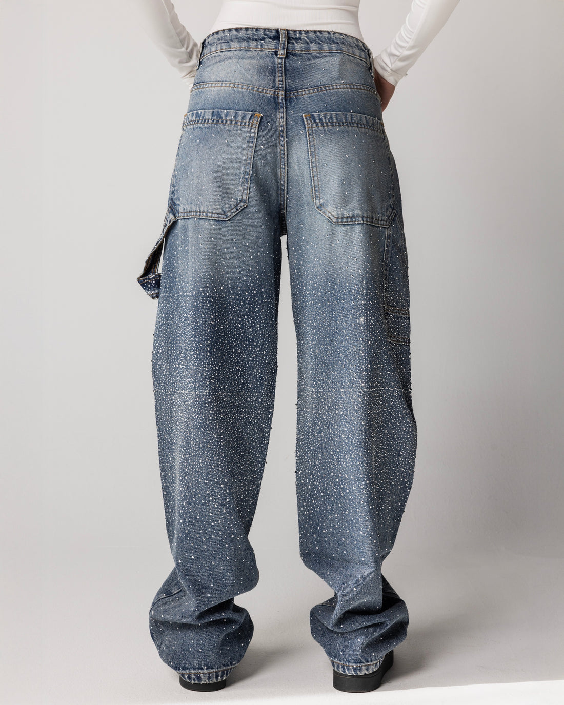 Diamond pants in blue