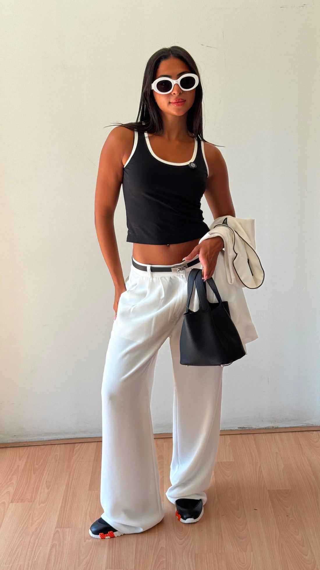 Classic Tailored  pants – White
