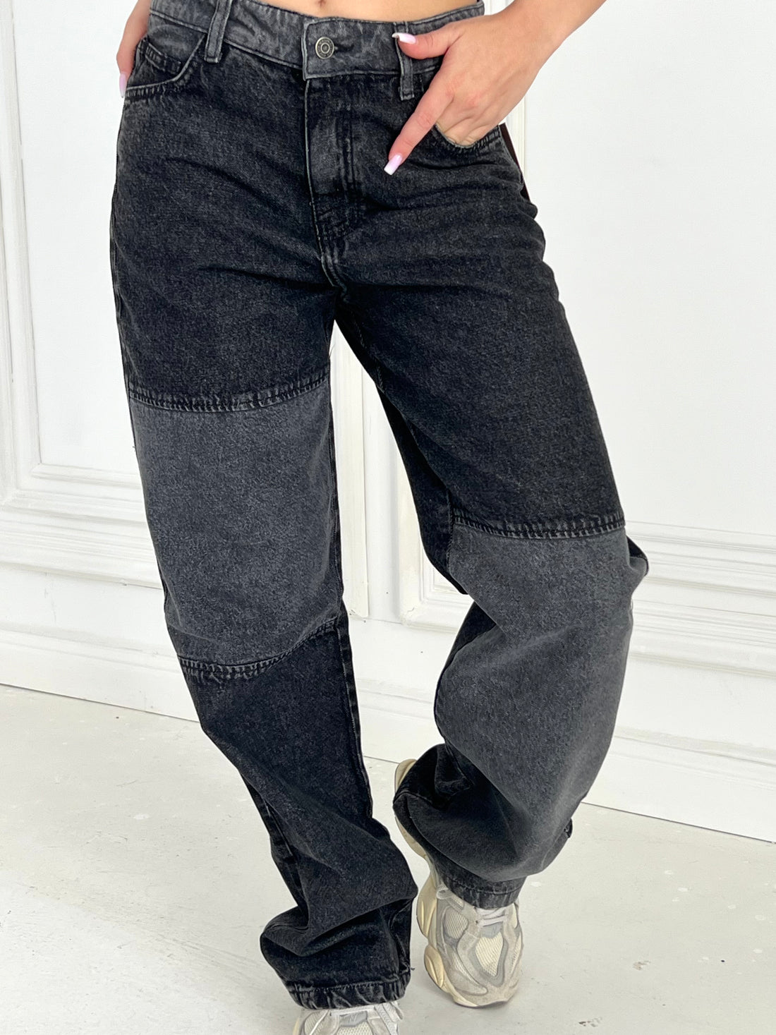 Patches Pants in Black