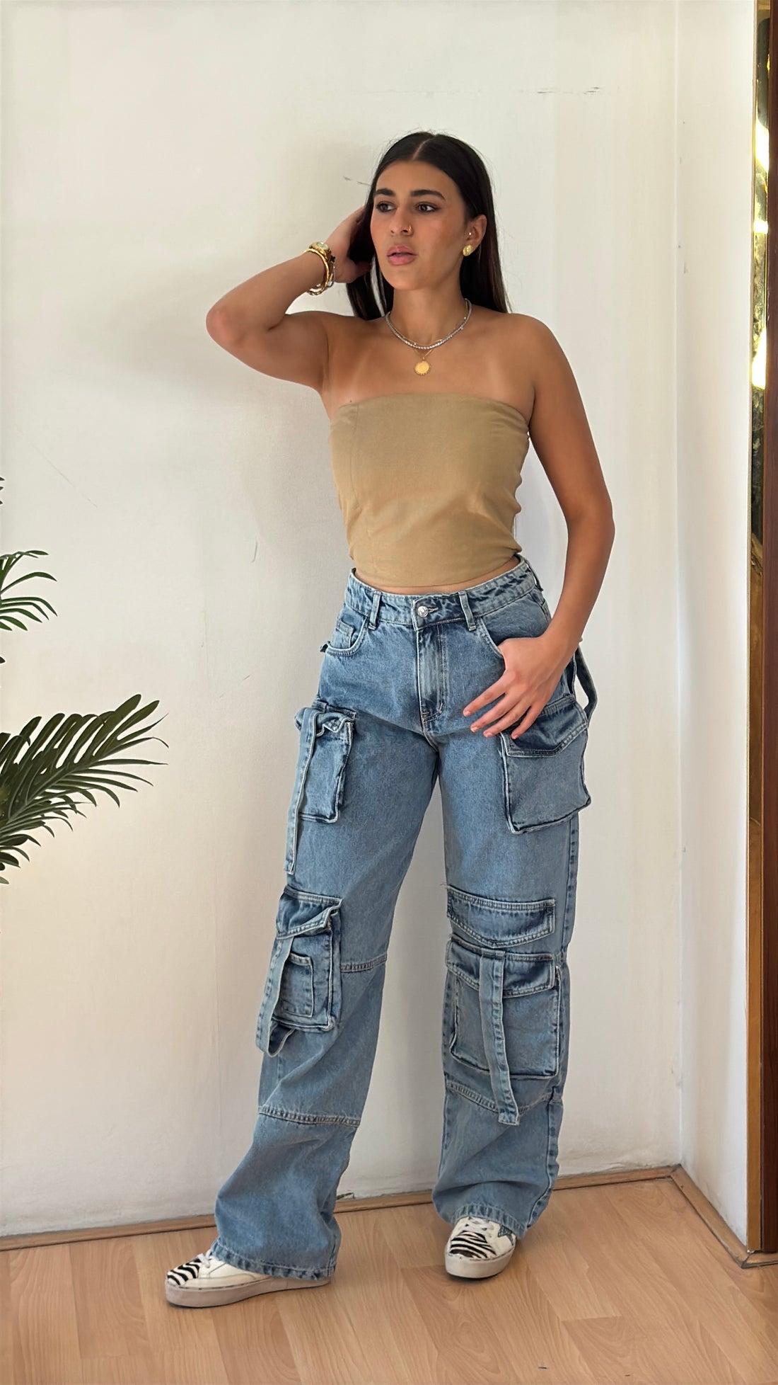 Starpless crop top