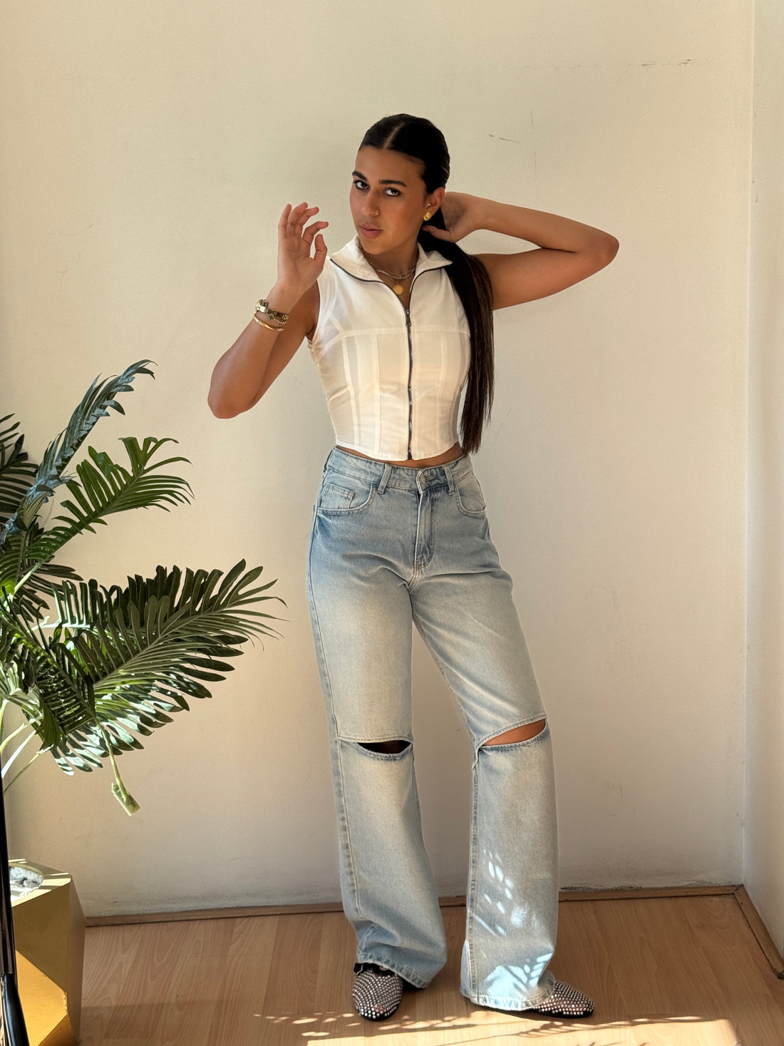 pants Oh my knees blue