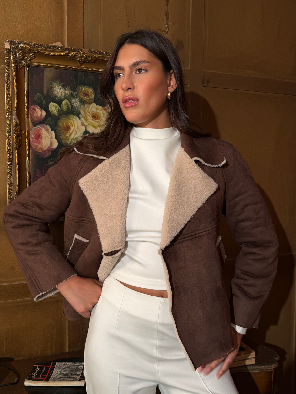 The Armchair Jacket in Chocolate