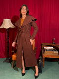 The Curtain Call Coat in Chocolate