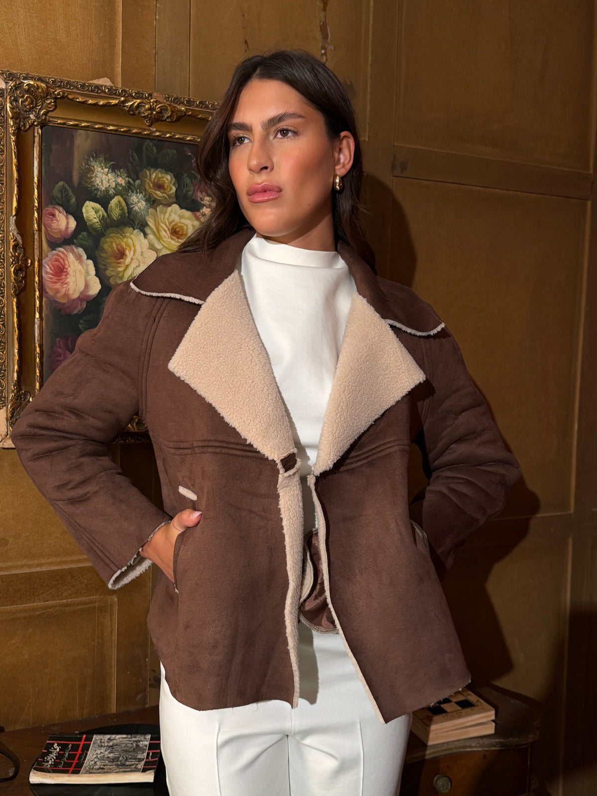 The Armchair Jacket in Chocolate