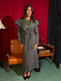 The Curtain Call Coat in Charcoal