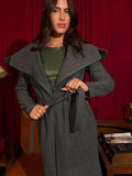 The Curtain Call Coat in Charcoal