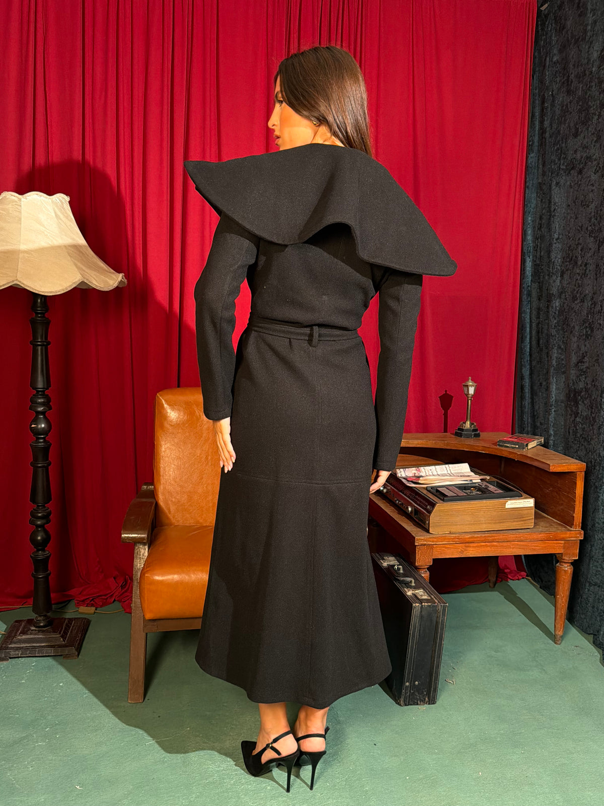 The Curtain Call Coat in Black