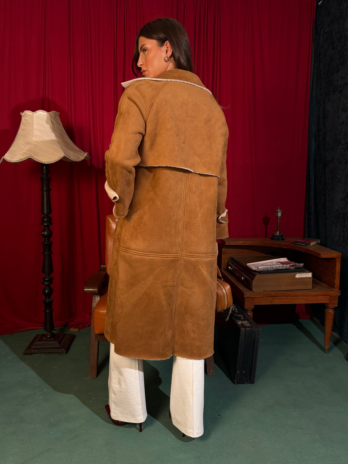 The Gallery Coat in Caramel