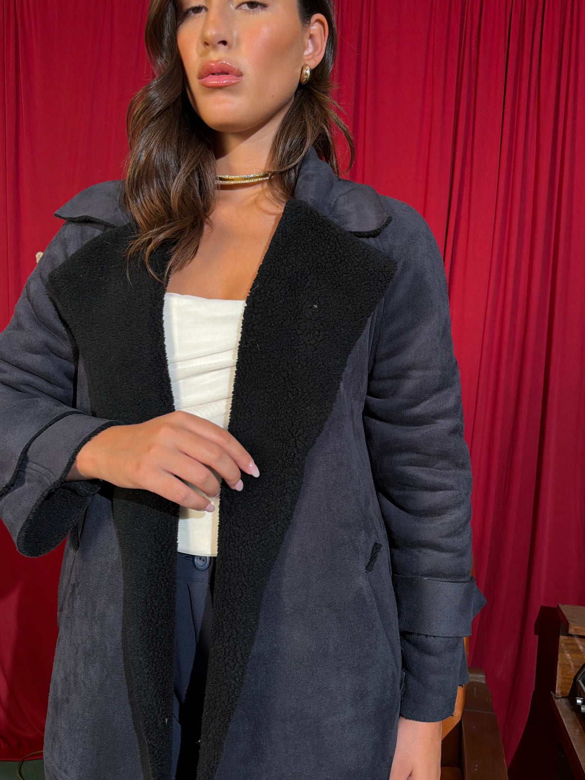 The Gallery Coat in Navy