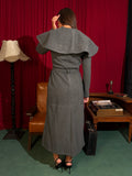 The Curtain Call Coat in Charcoal