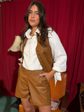 The Brass Hour Waistcoat in Caramel