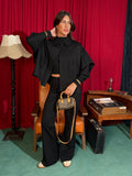 The Matinee Cape in Black
